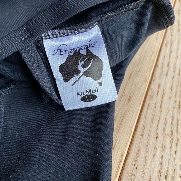 Free w/ Purchase Energetics Black Strappy Back Bodysuit - Picture 4 of 5